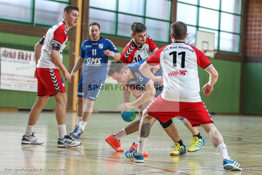 Lukas Hauck, Felix Landgraf, Andreas Obert, 12.03.2017, Viertelfinale, Unterfrankenpokal, Handball, HSC Bad Neustadt, TSV Karlstadt - Bild-ID: 2182355