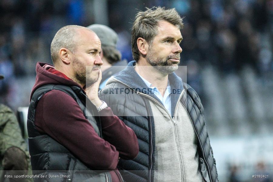 Bernd Hollerbach, Thorsten Fischer, Allianz Arena, 17.03.2017, Fussball, 2. Bundesliga, FC Würzburger Kickers, TSV 1860 München - Bild-ID: 2182421