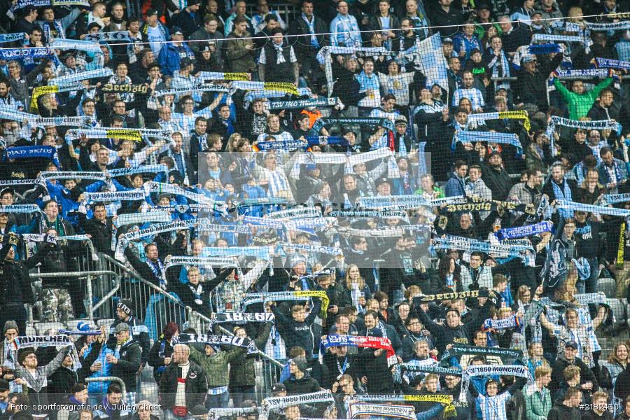 Stimmung, Fans 1860 München, Allianz Arena, 17.03.2017, Fussball, 2. Bundesliga, FC Würzburger Kickers, TSV 1860 München - Bild-ID: 2182430