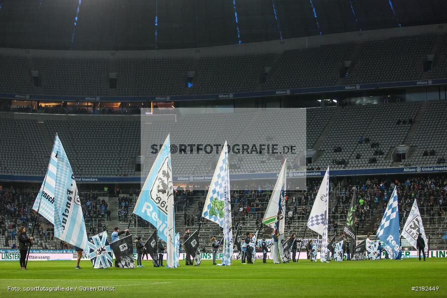 Fahnen, Allianz Arena, 17.03.2017, Fussball, 2. Bundesliga, FC Würzburger Kickers, TSV 1860 München - Bild-ID: 2182449 Fahnen, Allianz Arena, 17.03.2017, Fussball, 2. Bundesliga, FC Würzburger Kickers, TSV 1860 München - Bild-ID: 2182449