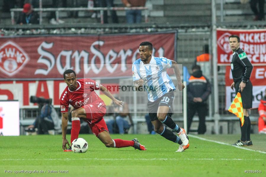 Amilton, Júnior Díaz, Allianz Arena, 17.03.2017, Fussball, 2. Bundesliga, FC Würzburger Kickers, TSV 1860 München - Bild-ID: 2182456 Amilton, Júnior Díaz, Allianz Arena, 17.03.2017, Fussball, 2. Bundesliga, FC Würzburger Kickers, TSV 1860 München - Bild-ID: 2182456