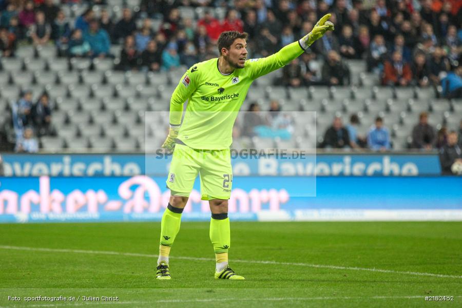 Stefan Ortega, Allianz Arena, 17.03.2017, Fussball, 2. Bundesliga, FC Würzburger Kickers, TSV 1860 München - Bild-ID: 2182462