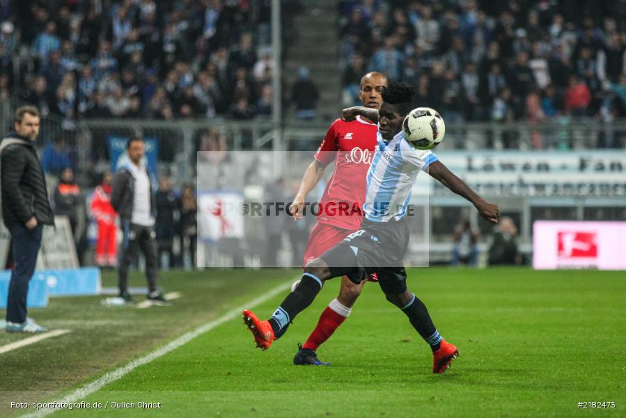 Lumor, David Pisot, Allianz Arena, 17.03.2017, Fussball, 2. Bundesliga, FC Würzburger Kickers, TSV 1860 München - Bild-ID: 2182473