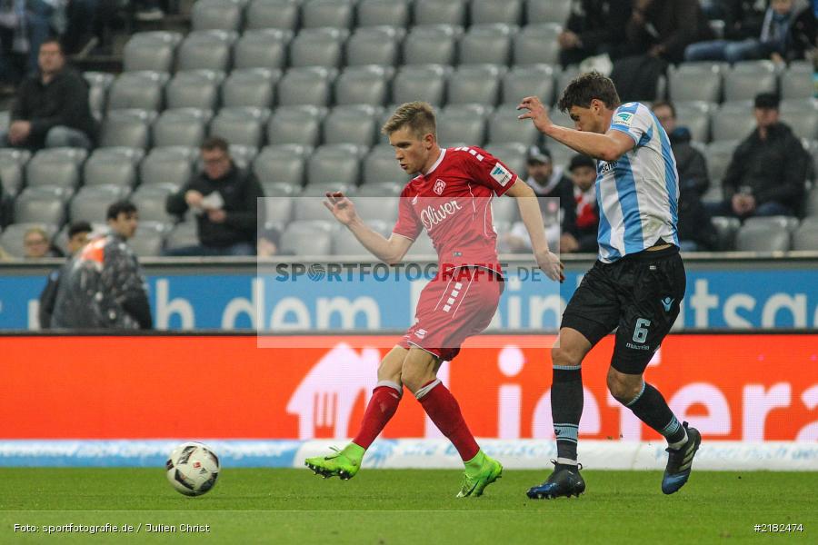 Patrick Weihrauch, Sebastian Boenisch, Allianz Arena, 17.03.2017, Fussball, 2. Bundesliga, FC Würzburger Kickers, TSV 1860 München - Bild-ID: 2182474