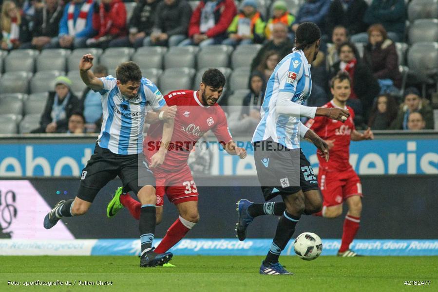 Elia Soriano, Allianz Arena, 17.03.2017, Fussball, 2. Bundesliga, FC Würzburger Kickers, TSV 1860 München - Bild-ID: 2182477