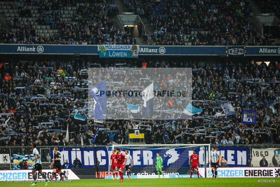 Löwen Fans, Allianz Arena, 17.03.2017, Fussball, 2. Bundesliga, FC Würzburger Kickers, TSV 1860 München - Bild-ID: 2182478 Löwen Fans, Allianz Arena, 17.03.2017, Fussball, 2. Bundesliga, FC Würzburger Kickers, TSV 1860 München - Bild-ID: 2182478