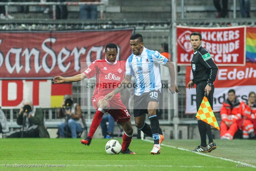 Amilton, Júnior Díaz, Allianz Arena, 17.03.2017, Fussball, 2. Bundesliga, FC Würzburger Kickers, TSV 1860 München - Bild-ID: 2182479 Amilton, Júnior Díaz, Allianz Arena, 17.03.2017, Fussball, 2. Bundesliga, FC Würzburger Kickers, TSV 1860 München - Bild-ID: 2182479