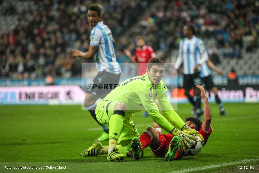 Stefan Ortega, Allianz Arena, 17.03.2017, Fussball, 2. Bundesliga, FC Würzburger Kickers, TSV 1860 München - Bild-ID: 2182486