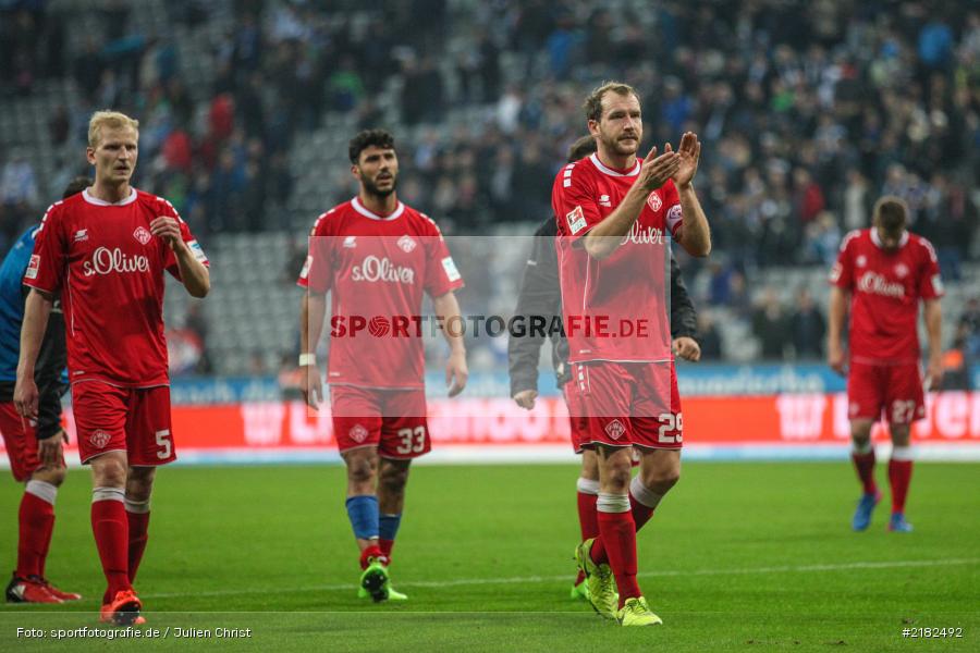 Nejmeddin Daghfous, Sebastian Neumann, Elia Soriano, Clemens Schoppenhauer, Allianz Arena, 17.03.2017, Fussball, 2. Bundesliga, FC Würzburger Kickers, TSV 1860 München - Bild-ID: 2182492