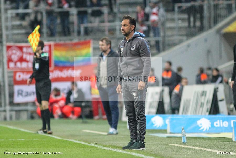 Vitor Pereira, Allianz Arena, 17.03.2017, Fussball, 2. Bundesliga, FC Würzburger Kickers, TSV 1860 München - Bild-ID: 2182506