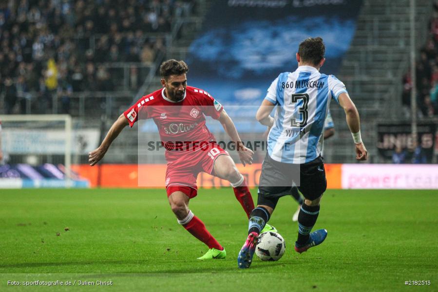 Nejmeddin Daghfous, Maximilian Wittek, Allianz Arena, 17.03.2017, Fussball, 2. Bundesliga, FC Würzburger Kickers, TSV 1860 München - Bild-ID: 2182513 Nejmeddin Daghfous, Maximilian Wittek, Allianz Arena, 17.03.2017, Fussball, 2. Bundesliga, FC Würzburger Kickers, TSV 1860 München - Bild-ID: 2182513