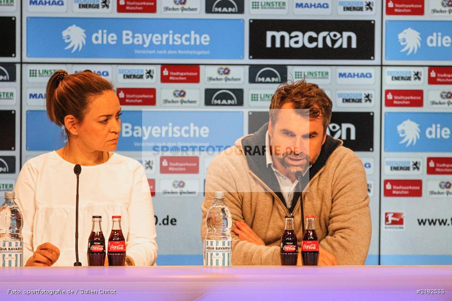 Bernd Hollerbach, Lil Zercher, Allianz Arena, 17.03.2017, Fussball, 2. Bundesliga, FC Würzburger Kickers, TSV 1860 München - Bild-ID: 2182533