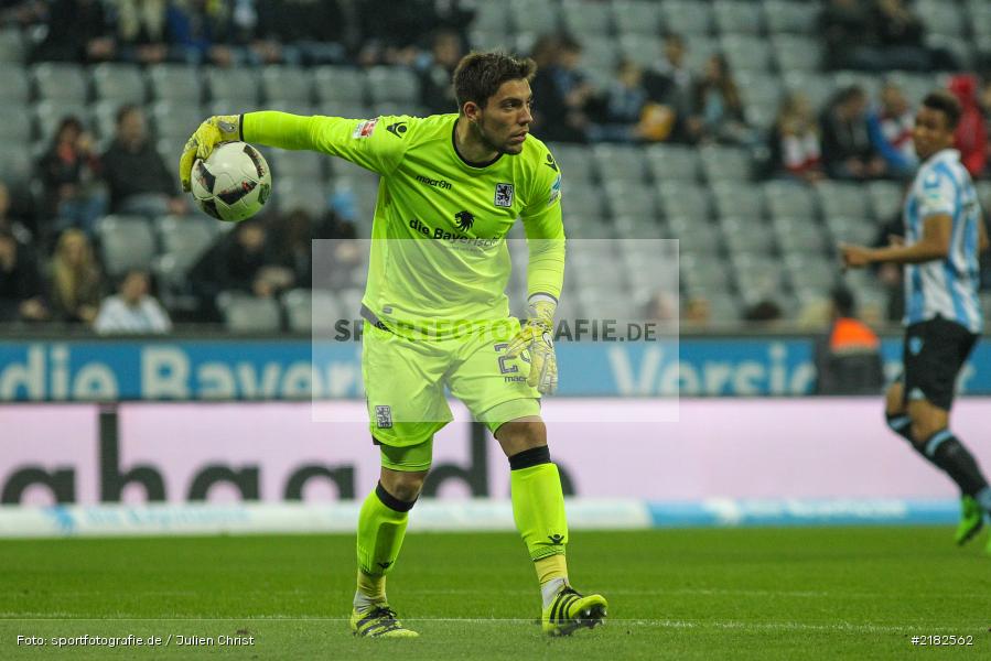 Stefan Ortega, Allianz Arena, 17.03.2017, Fussball, 2. Bundesliga, FC Würzburger Kickers, TSV 1860 München - Bild-ID: 2182562