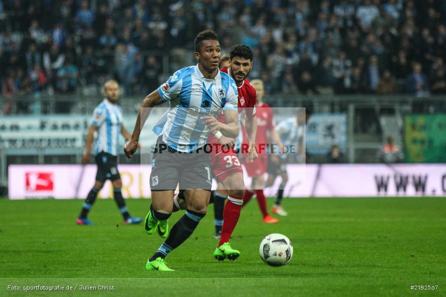 Felix Uduokhai, Allianz Arena, 17.03.2017, Fussball, 2. Bundesliga, FC Würzburger Kickers, TSV 1860 München - Bild-ID: 2182567