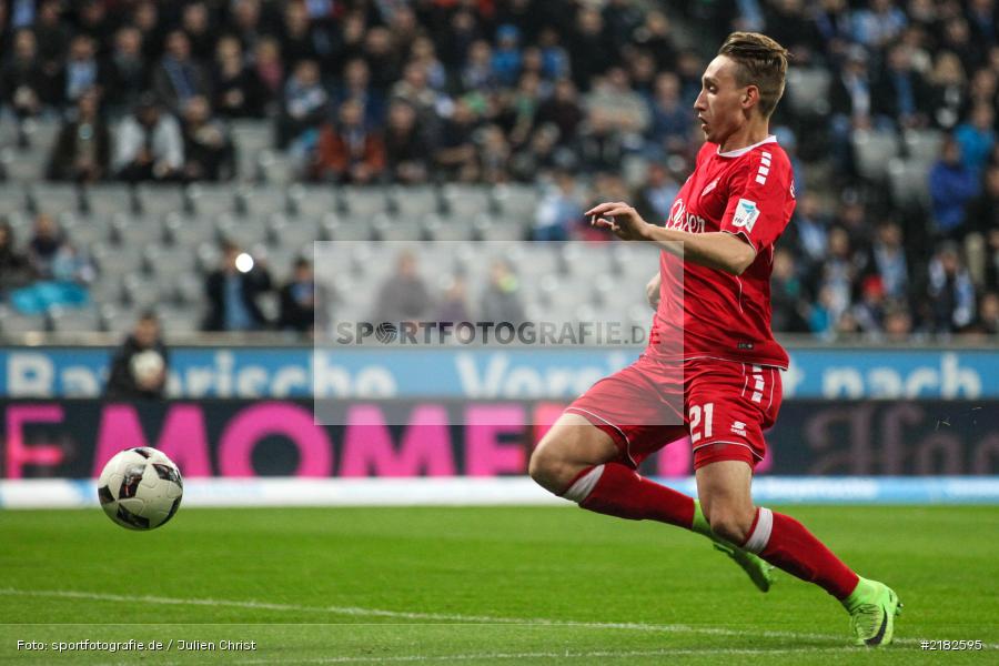 Tobias Schröck, Allianz Arena, 17.03.2017, Fussball, 2. Bundesliga, FC Würzburger Kickers, TSV 1860 München - Bild-ID: 2182595