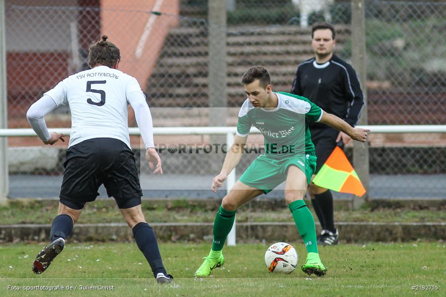 Paul Luecke, Michael Winkler, 19.03.2017, Bezirksliga Unterfranken, TSV Rottendorf, FV Karlstadt - Bild-ID: 2182716