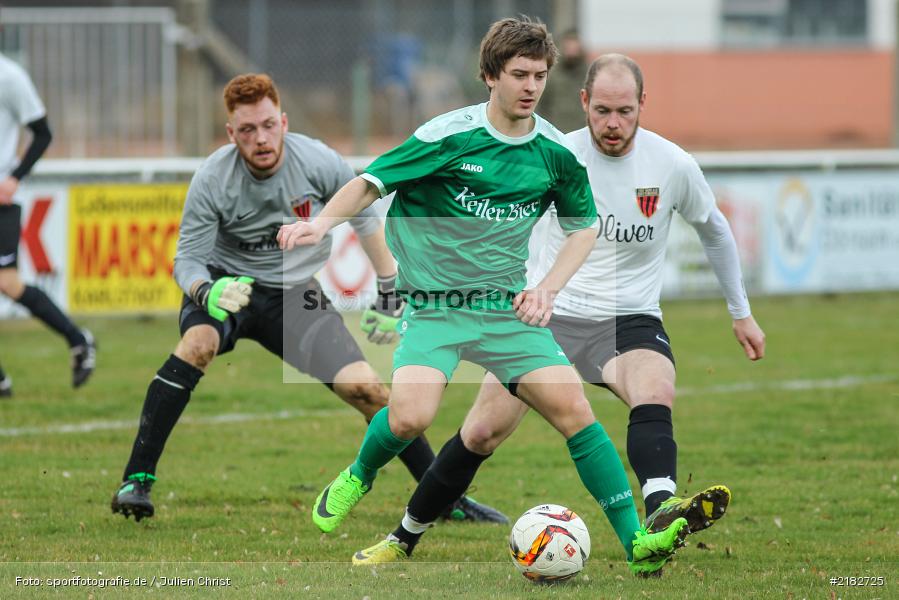 Rene Schmachtenberger, Markus Mjalov, 19.03.2017, Bezirksliga Unterfranken, TSV Rottendorf, FV Karlstadt - Bild-ID: 2182725