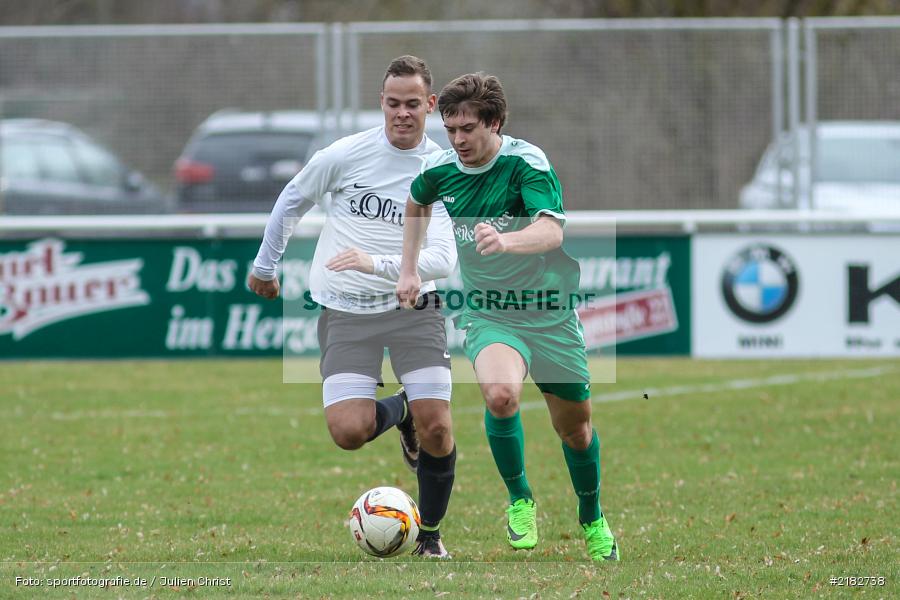 Moritz Schubert, Markus Mjalov, 19.03.2017, Bezirksliga Unterfranken, TSV Rottendorf, FV Karlstadt - Bild-ID: 2182738