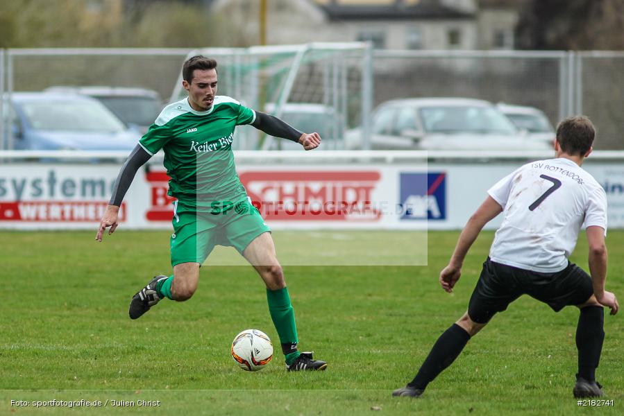 Thomas Melber, Dominik Lambrecht, 19.03.2017, Bezirksliga Unterfranken, TSV Rottendorf, FV Karlstadt - Bild-ID: 2182741