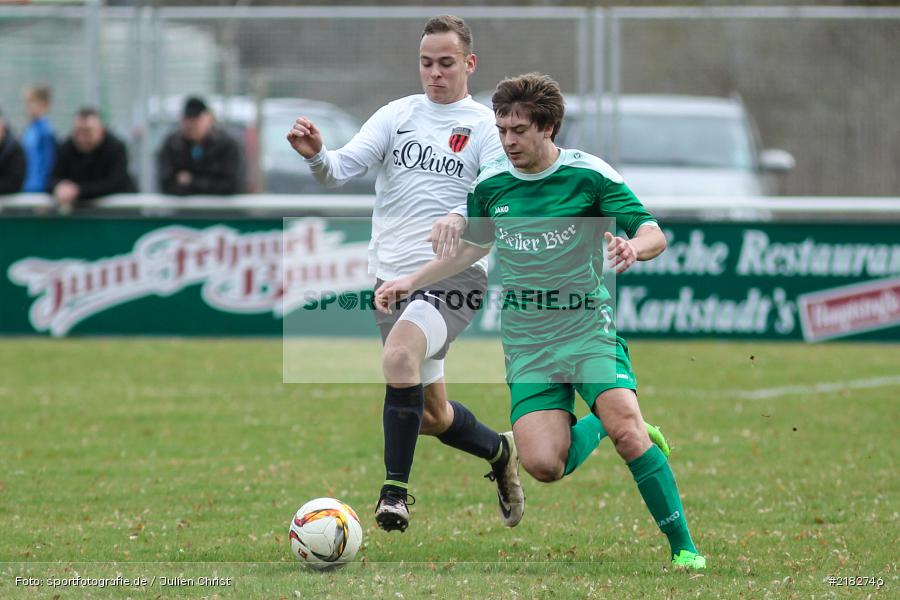 Moritz Schubert, Markus Mjalov, 19.03.2017, Bezirksliga Unterfranken, TSV Rottendorf, FV Karlstadt - Bild-ID: 2182746 Moritz Schubert, Markus Mjalov, 19.03.2017, Bezirksliga Unterfranken, TSV Rottendorf, FV Karlstadt - Bild-ID: 2182746