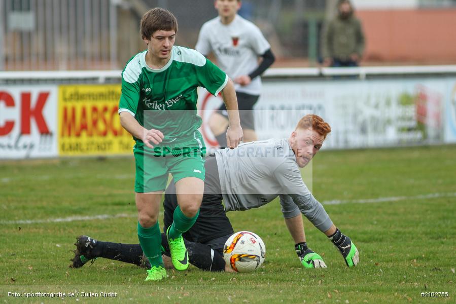 Markus Mjalov, Rene Schmachtenberger, 19.03.2017, Bezirksliga Unterfranken, TSV Rottendorf, FV Karlstadt - Bild-ID: 2182755