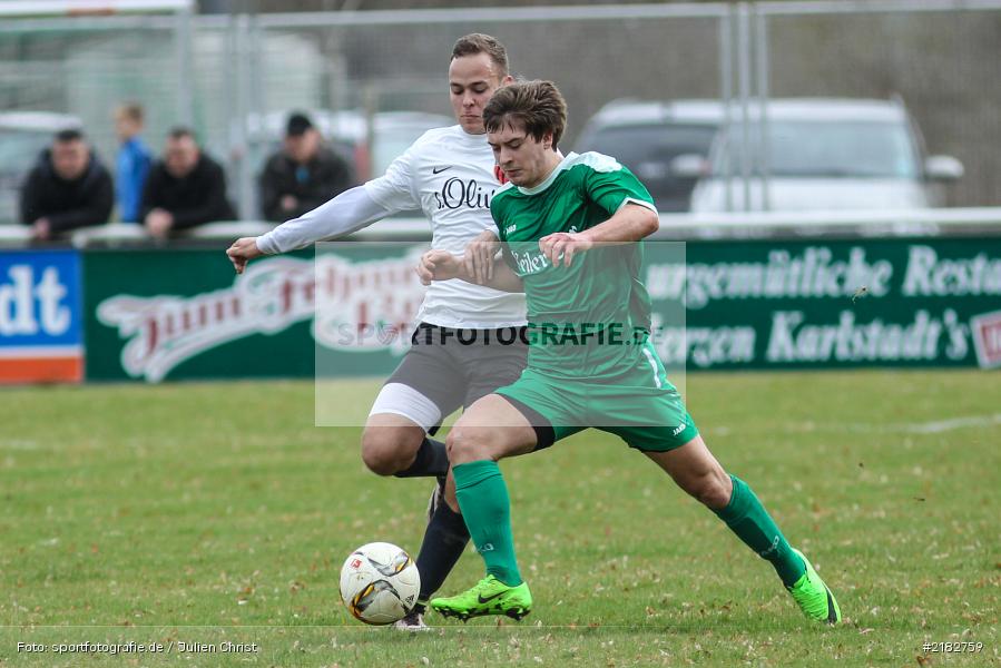 Moritz Schubert, Markus Mjalov, 19.03.2017, Bezirksliga Unterfranken, TSV Rottendorf, FV Karlstadt - Bild-ID: 2182759 Moritz Schubert, Markus Mjalov, 19.03.2017, Bezirksliga Unterfranken, TSV Rottendorf, FV Karlstadt - Bild-ID: 2182759