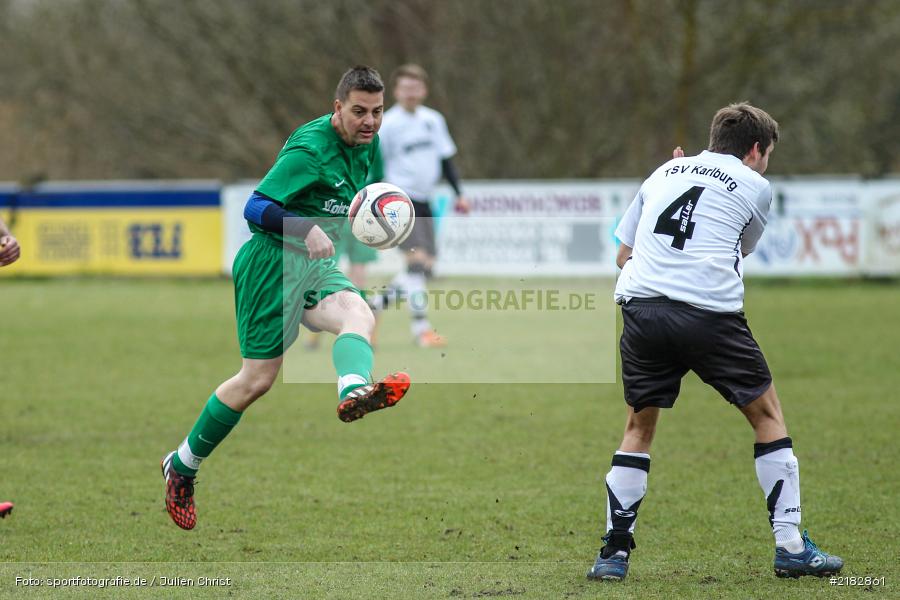 19.03.2017, Fussball, A-Klasse Würzburg, TSV Karlburg III, FV Karlstadt II - Bild-ID: 2182861
