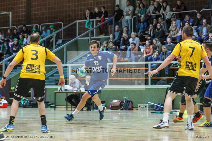 Sebastian Reiss, 19.03.2017, Bezirksliga Nord, Handball, TV Königsberg, TSV Karlstadt - Bild-ID: 2182871