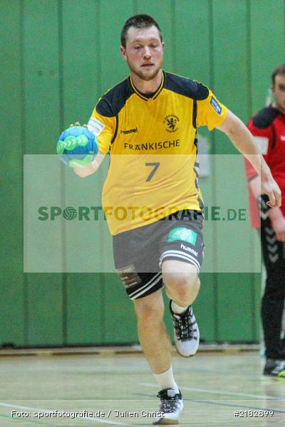 Florian Schmidt, 19.03.2017, Bezirksliga Nord, Handball, TV Königsberg, TSV Karlstadt - Bild-ID: 2182899