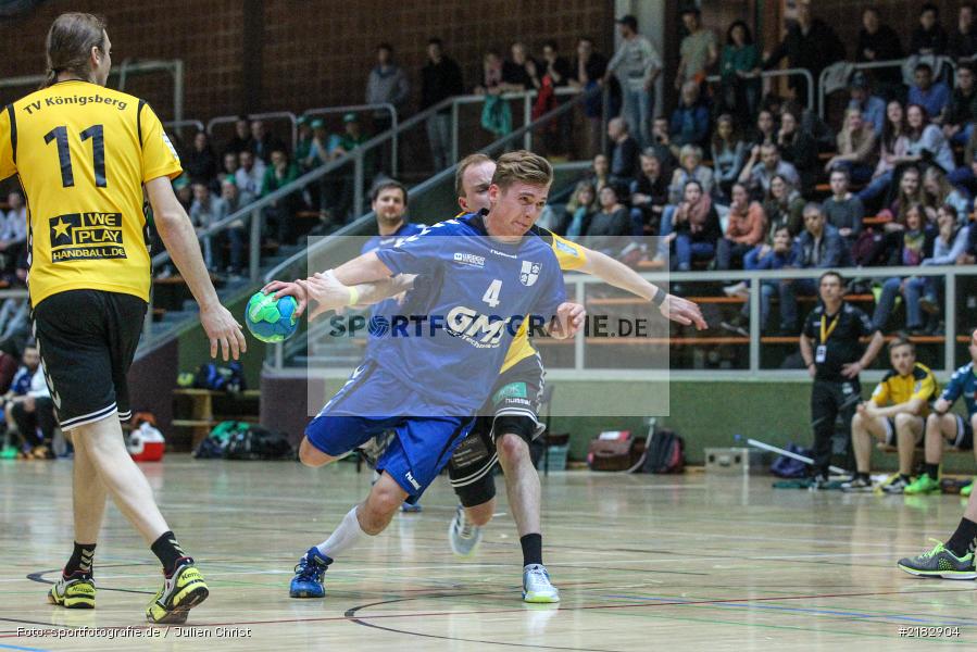 Stephan Rausch, Jonas Holaschke, 19.03.2017, Bezirksliga Nord, Handball, TV Königsberg, TSV Karlstadt - Bild-ID: 2182904