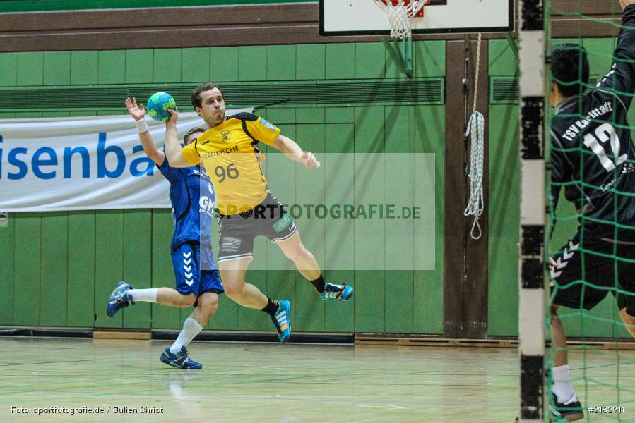 Bastian Walk, 19.03.2017, Bezirksliga Nord, Handball, TV Königsberg, TSV Karlstadt - Bild-ID: 2182911