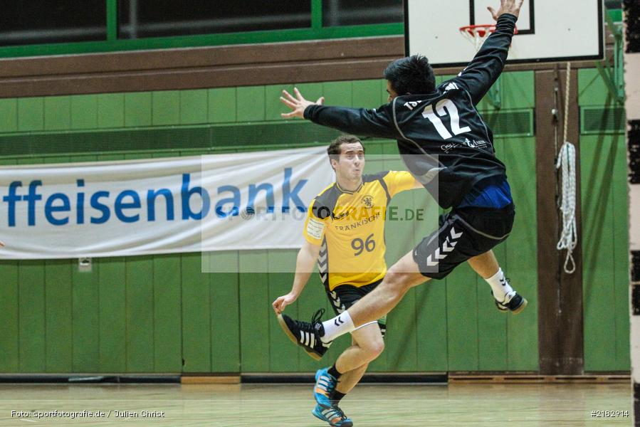 Christian Dunst, Bastian Walk, 19.03.2017, Bezirksliga Nord, Handball, TV Königsberg, TSV Karlstadt - Bild-ID: 2182914