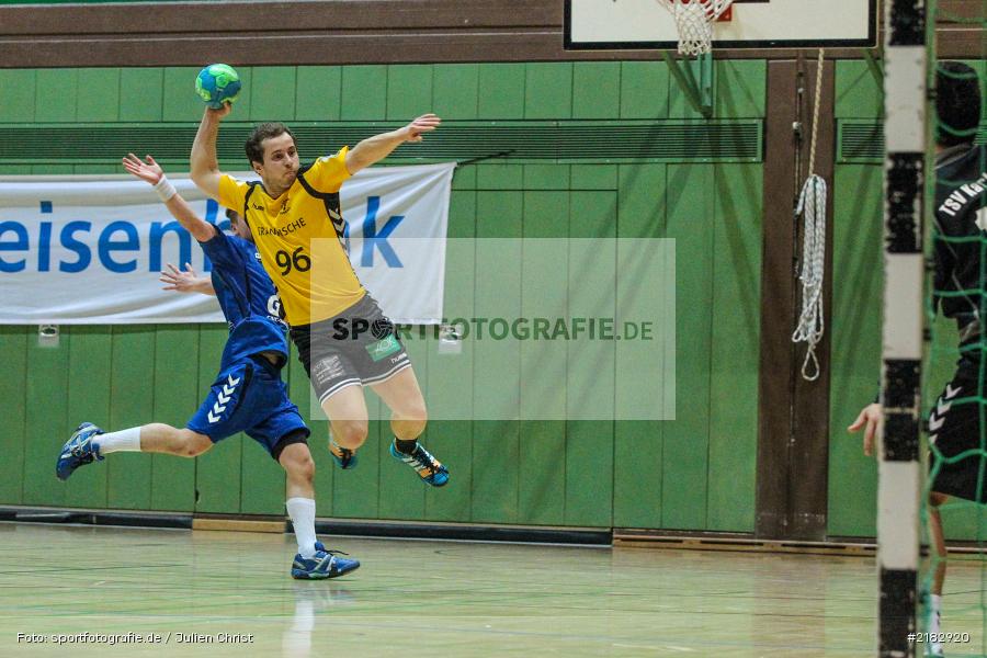 Bastian Walk, 19.03.2017, Bezirksliga Nord, Handball, TV Königsberg, TSV Karlstadt - Bild-ID: 2182920