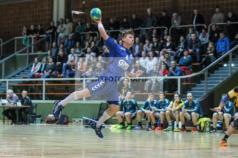 Jonas Holaschke, 19.03.2017, Bezirksliga Nord, Handball, TV Königsberg, TSV Karlstadt - Bild-ID: 2182927