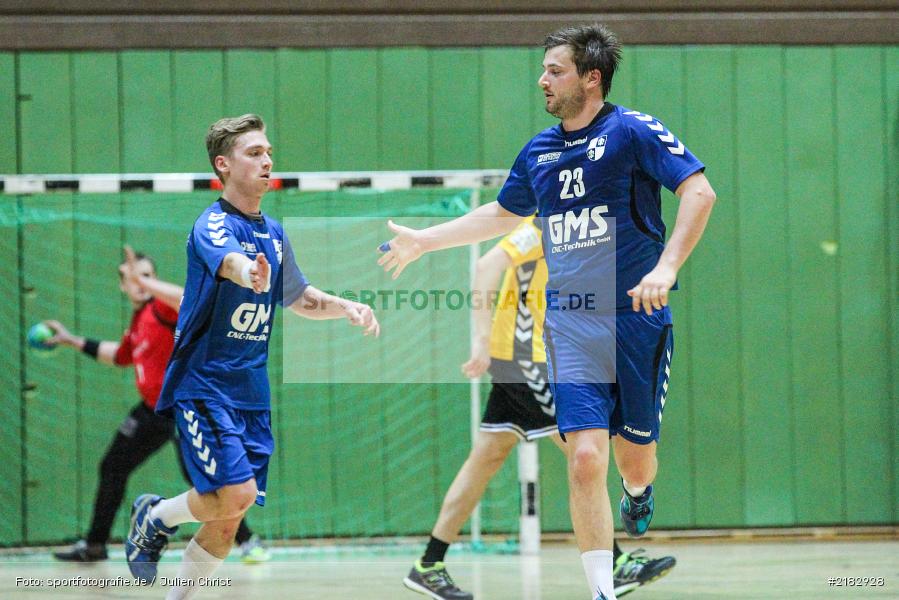 Sebastian Reiss, Jonas Holaschke, 19.03.2017, Bezirksliga Nord, Handball, TV Königsberg, TSV Karlstadt - Bild-ID: 2182928