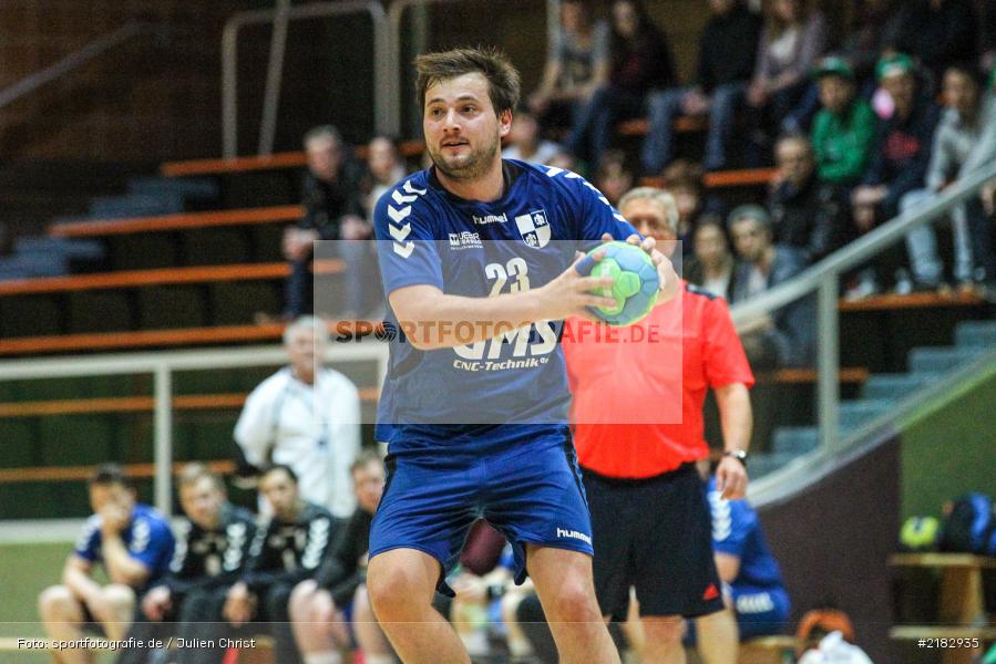 Sebastian Reiss, 19.03.2017, Bezirksliga Nord, Handball, TV Königsberg, TSV Karlstadt - Bild-ID: 2182935