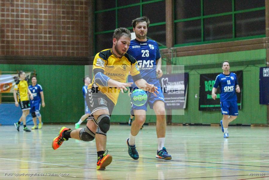 Felix Käb, 19.03.2017, Bezirksliga Nord, Handball, TV Königsberg, TSV Karlstadt - Bild-ID: 2182941
