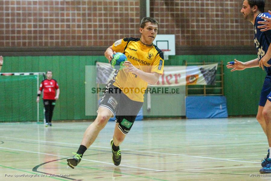 Kevin Rieger, 19.03.2017, Bezirksliga Nord, Handball, TV Königsberg, TSV Karlstadt - Bild-ID: 2182944