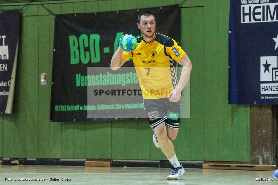 Florian Schmidt, 19.03.2017, Bezirksliga Nord, Handball, TV Königsberg, TSV Karlstadt - Bild-ID: 2182946