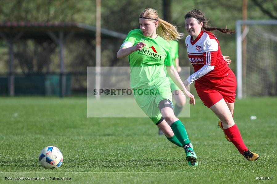 Milena Sopp, Lisa Vogel, 25.03.2017, Bezirksliga Frauen, TSV Nordheim/Rhön, FC Karsbach 2 - Bild-ID: 2183071 Milena Sopp, Lisa Vogel, 25.03.2017, Bezirksliga Frauen, TSV Nordheim/Rhön, FC Karsbach 2 - Bild-ID: 2183071