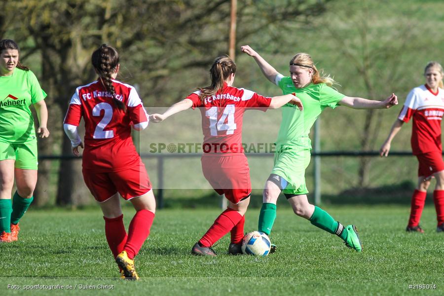 Milena Sopp, Verena Roth, 25.03.2017, Bezirksliga Frauen, TSV Nordheim/Rhön, FC Karsbach 2 - Bild-ID: 2183074 Milena Sopp, Verena Roth, 25.03.2017, Bezirksliga Frauen, TSV Nordheim/Rhön, FC Karsbach 2 - Bild-ID: 2183074