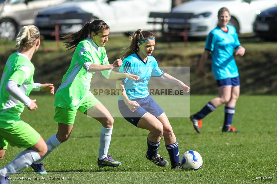 Laura Heinrich, Yvonne Hemmerich, 26.03.2017, Bezirksliga Frauen, (SG) SV Kürnach, SpVgg Adelsberg - Bild-ID: 2183122