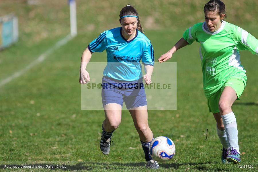 Laura Heinrich, Yvonne Hemmerich, 26.03.2017, Bezirksliga Frauen, (SG) SV Kürnach, SpVgg Adelsberg - Bild-ID: 2183126