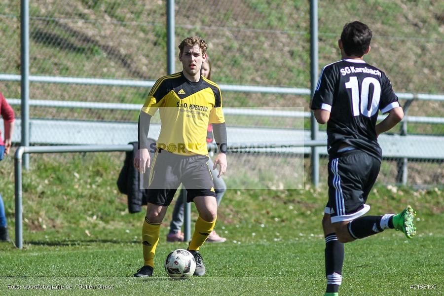 Timo Rützel, 26.03.2017, Kreisklasse Würzburg, FC Karsbach, BSC Aura - Bild-ID: 2183165