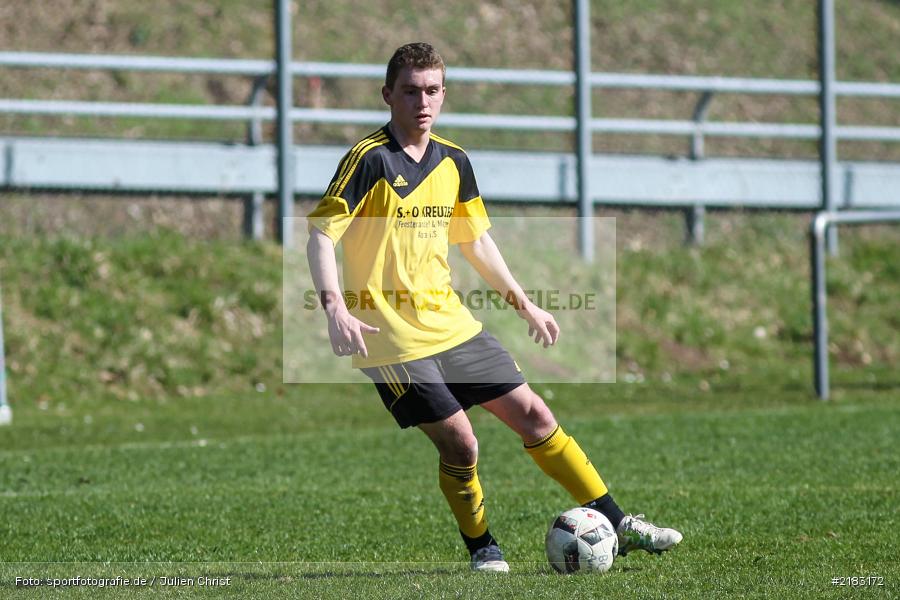 Maximilian Jeckel, 26.03.2017, Kreisklasse Würzburg, FC Karsbach, BSC Aura - Bild-ID: 2183172