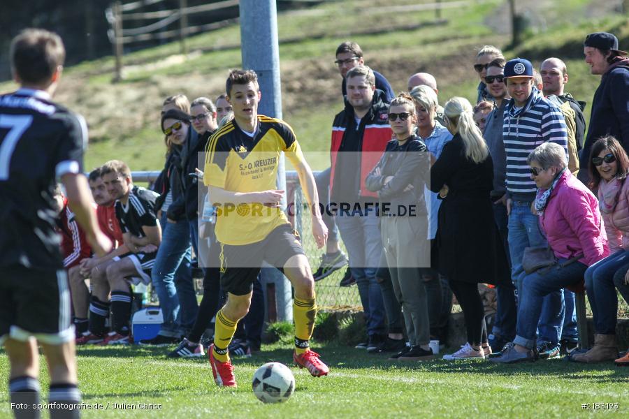 Robin Schindler, 26.03.2017, Kreisklasse Würzburg, FC Karsbach, BSC Aura - Bild-ID: 2183193
