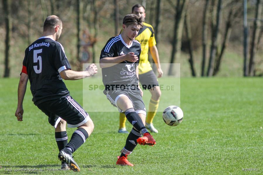 Lukas Teske, 26.03.2017, Kreisklasse Würzburg, FC Karsbach, BSC Aura - Bild-ID: 2183196
