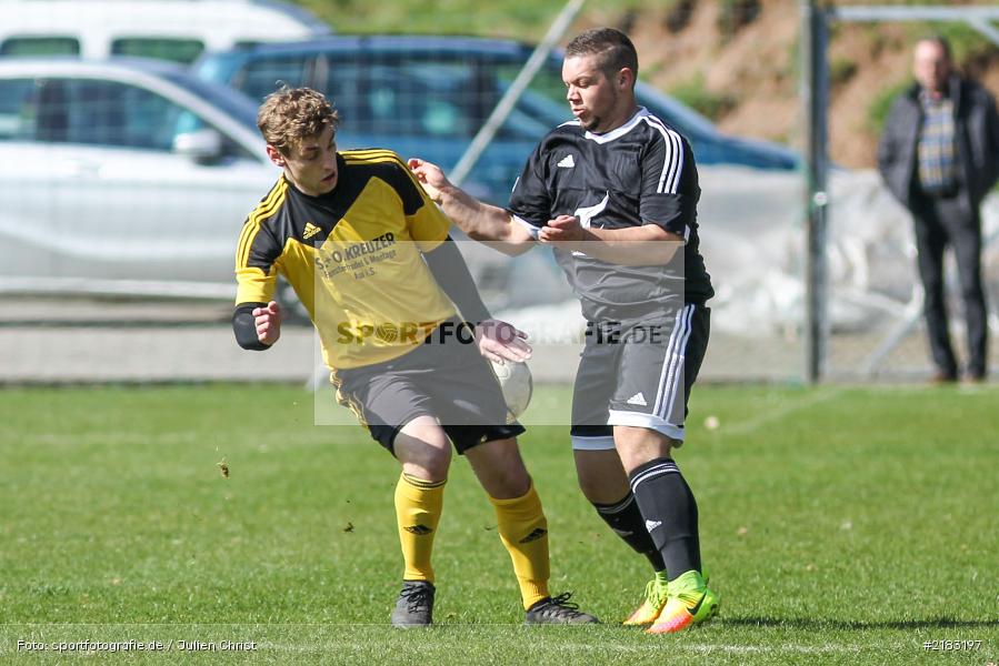Timo Rützel, Daniel Schulte, 26.03.2017, Kreisklasse Würzburg, FC Karsbach, BSC Aura - Bild-ID: 2183197