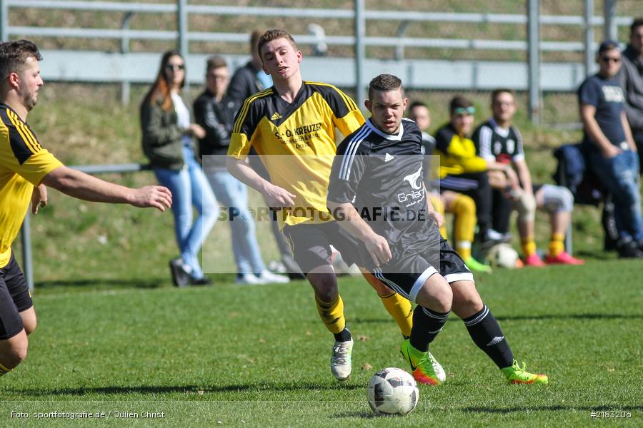 Daniel Schulte, 26.03.2017, Kreisklasse Würzburg, FC Karsbach, BSC Aura - Bild-ID: 2183206