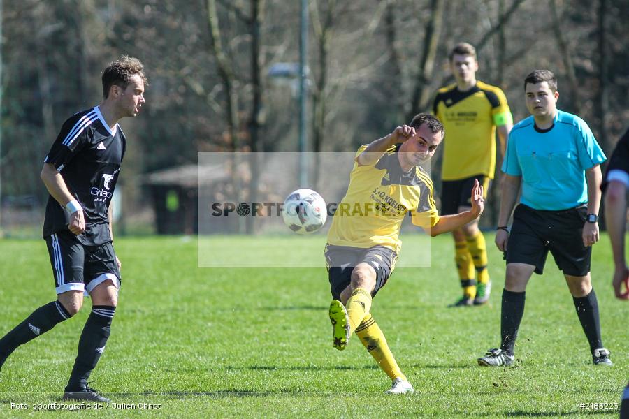 David Pahls, 26.03.2017, Kreisklasse Würzburg, FC Karsbach, BSC Aura - Bild-ID: 2183223